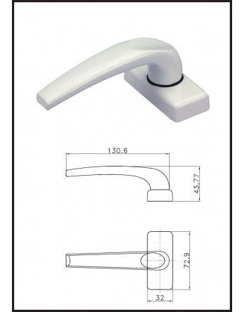 مسكة باب المنيوم - الصورة 3