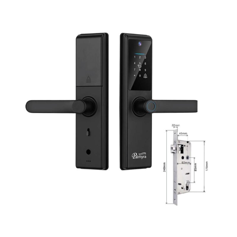 قفل باب ذكي بالميرا مع كاميرا مدمجة – تحكم عن بُعد – موديل PAL-S821MAX