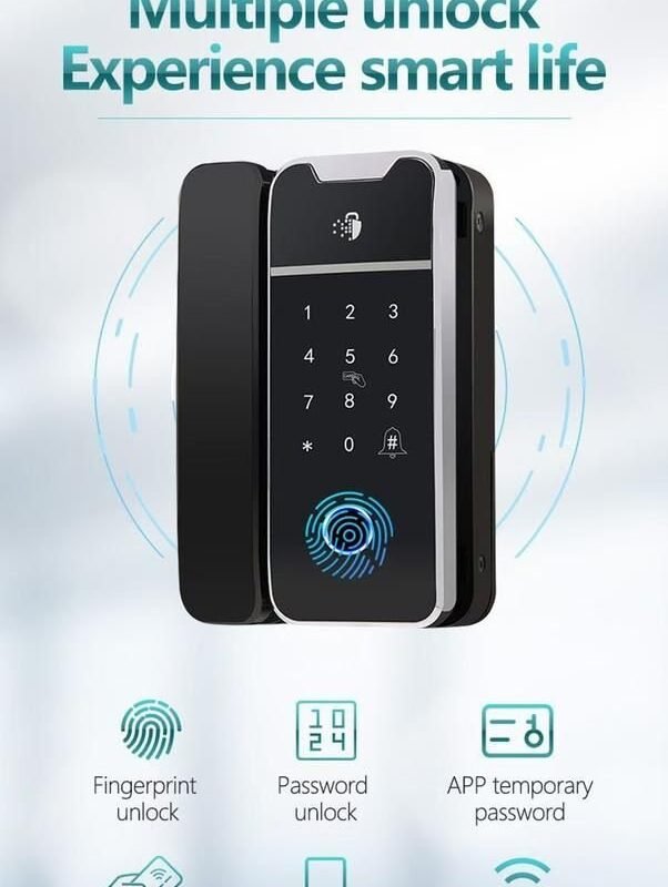 أقفال أبواب الزجاج