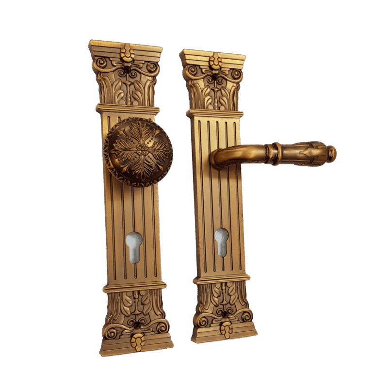 مسكة باب خارجي ثابت متحرك ملكي بالمير موديل 9305